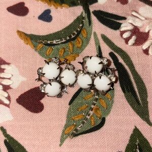 Vintage Milk Stones and Rhinestones
